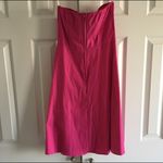 Flamingo USA Hot Pink Strapless Dress w/ Floral Appliqué Design, Size S Photo 1