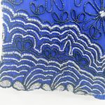 Adrianna Papell Womens VTG Vintage 100% Silk Flower Beaded Party Evening Top M Photo 2