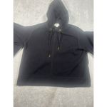 Anthropologie black  poncho sweater hooded small  Bell Sleeves Soft Thick Photo 3