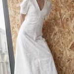 ZARA NWT EMBROIDERED EYELET DRESS ZW COLLECTION M Photo 0