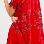 Free People  Acting Single Velvet Burnout Mini Dress
Babydoll Size Small Photo 1