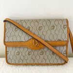 Christian Dior DIOR Tan Honeycomb Crossbody / Shoulder Bag Photo 0