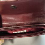 Moda Spana Vintage  Deep Red Eel Leather Shoulder Bag Photo 4
