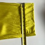 ZARA NWOT••Satin Effects electric yellow flowy pants•Sz XS Photo 8