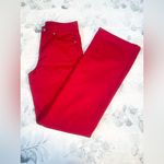 ZARA  Red Mid Rise Straight Leg Jeans Z1975 Premium Denim SZ 4
New Without Tags Photo 13