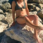 Cupshe Tie front scoop bikini top & high leg cheeky bikini bottom Photo 2