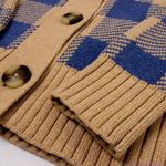 Madewell NWT Bayberry Cardigan Sweater in Buffalo Check, XXS, Kim Kardashian Photo 7