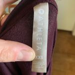 Athleta  burgundy XXS crew neck Athleisure normcore long sleeve top Photo 2