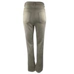 ZARA Cream Beige Faux Suede Split Hem High Waist Flared Bootcut Trousers Pants 0 Photo 2