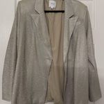 These Three Boutique Silver sparkly blazer Photo 0