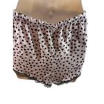 Victoria's Secret Victoria Secret Satin Sleepwear Black Neon Pink Heart Cami Shorts Set XLarge Photo 7