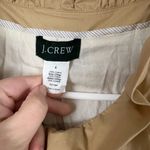 J.Crew  Frenchie Ruffle Khaki Tan Shacket Button Down  Cotton Jacket 6 Business Photo 2