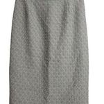 Moschino Black Textured Knee Length Pencil Skirt Office Professional Size 8 Photo 0