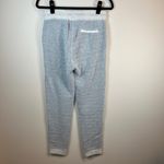 Faherty Womens Whitewater Jogger Pants Blue White Pull On Pockets Textured Small Photo 8