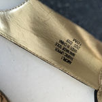 Nine West  AMORL wedge singleback‎ sandal Black Fabric Womens Size 10M Sho… Photo 4