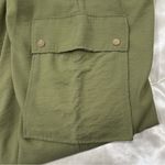 Ramy Brook Emil Cargo Pants Wide Leg High Waist Olive Green 10 City Chic Bold Photo 8