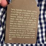 Anthropologie NWT  FOREVER THAT GIRL PUFF SLEEVE MINI DRESS BLUE GINGHAM LARGE Photo 11