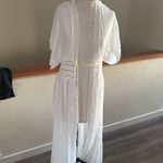Mahina  White Sheer Dress duster Photo 7