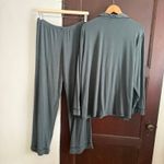 Eberjay EBERJEY | Giselle Tencel Modal Long Pajama Set in Spruce - Size Large Photo 1
