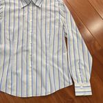 Brooks Brothers Brooks Brother Women’s Fitted Non-Iron Stretch Cotten Classic Striped Shirt Sz 8 Photo 3
