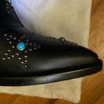 Valentino Garavani  Star studded black leather booties 38.5 Photo 9