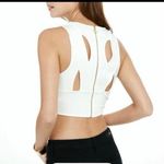 EXPRESS Caged Back Crossover Crop Top Photo 1