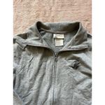 Disney Walt World Woman Fleece Zip Sweater Mickey Mouse Gray Sz Medium Photo 3