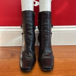 Harley Davidson Women Harness Ring Biker Heel Bootie 84333 Black Leather Sz 7.5 Photo 1