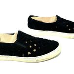 1. State  Size 9.5 Slip On Black with White Soles Knit Comfort Flats Loafers Shoe Photo 2