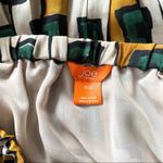 Joe Fresh  Pleated Geometric Square Patterned Elastic Waist A-Line Skirt XS Photo 2