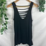 Socialite  Strappy Rib Knit Tank Size Small Photo 3