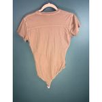 Free People Intimately Body Suit Women's Size XS 100% Cotton Fall Pink Nude Cozy Photo 1