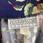 Rampage Vintage  Dress Oversized Collar Pleats Navy Blue Mini Size 3 Juniors Photo 6