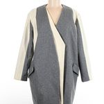 ASOS Cocoon Oversized Gray Coat - Size 8 Photo 1