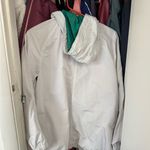 Coach White Jacket with Green Trim Photo 3