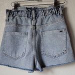 ZARA  Light Blue High-Waisted Women Short Size4 Photo 1