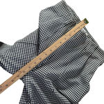 ESCADA‎ High Rise Crop Pants Womens 38 Black White Gingham Plaid Preppy Academia Photo 9