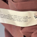 ZARA Mauve Open Back Ruched Mini Dress Small Photo 9