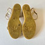 Gucci Aitana GG Marmont Espadrille Platform Wedge Heel Sandals Gold Size EU 37.5 Photo 2