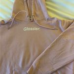 Glossier hoodie Pink Size M Photo 1