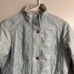 Barbour  Sky Blue Quilted Puffer Jacket Size 6 Photo 5