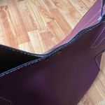 Leather Shoulder Vintage Bag Purple Photo 3