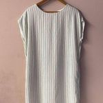 OVI NWOT Cream & Black Double-Striped Dress Size M Photo 0