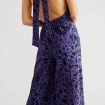 Free People Purple/Black Kira Jumpsuit Photo 1