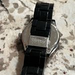 Fossil  Black Womens Watch, Crystal Case, Black Acetate Band ES-2157 111108 Photo 5