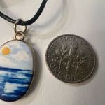 Handmade Beach Necklace 18K Gold Plated Stainless Steel | Beach Sun charm 🌊 Photo 2