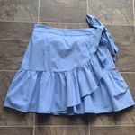 1901  Chambray Ruffle Layered Skirt Photo 1