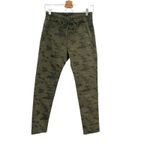 Bevy Flog Shely Olive Camo Jogger Pants Camouflage Print Green Size 25 Photo 2