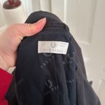 Fred Perry Black Trench Jacket Size 4 Photo 5