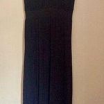 Loft V-Neck Maxi Tank Dress Small Black Flowy Resort Vacation Beach Minimal Photo 0